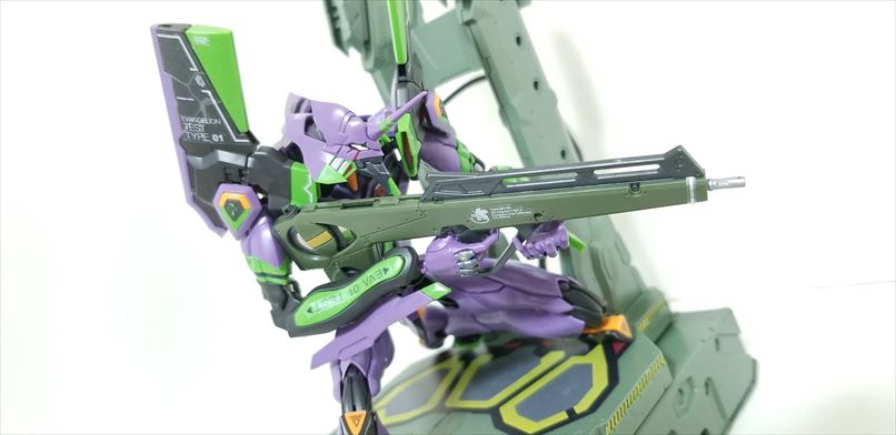 RGエヴァンゲリオン初号機DX輸送台セット_レビュー
